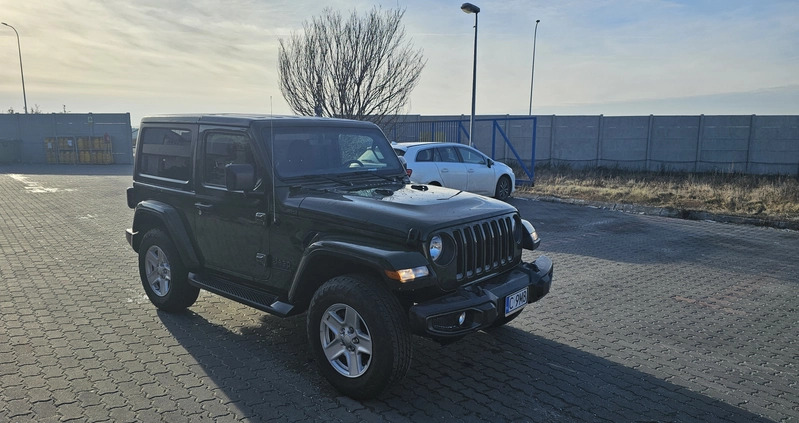 Jeep Wrangler cena 145000 przebieg: 33000, rok produkcji 2021 z Grudziądz małe 137